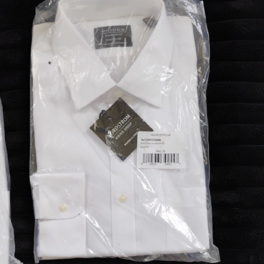 Nordstrom White Dress Shirt Classic Formal Wear